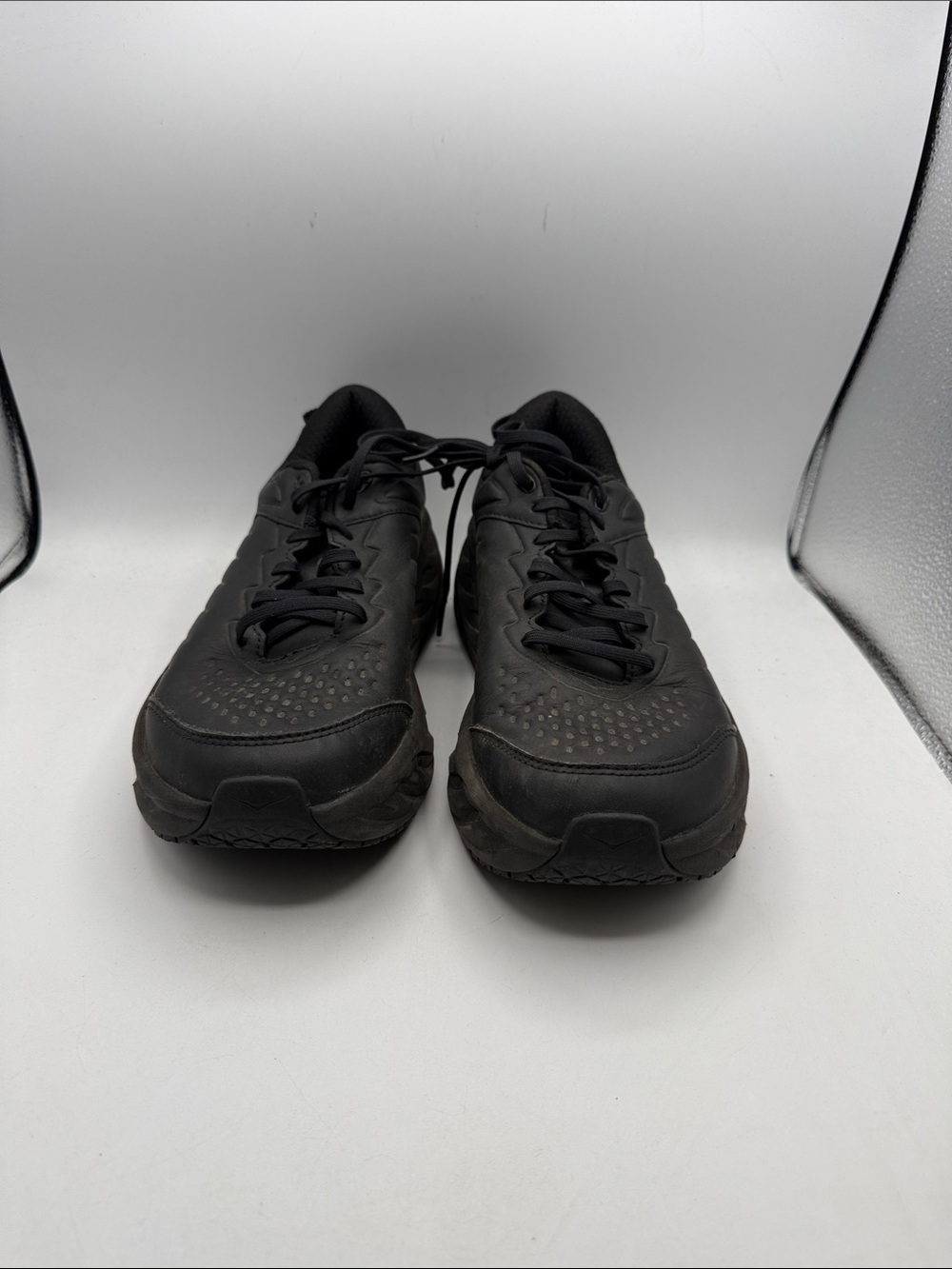 Hoka BONDI SR men’s 10 Black Cushioned Work Sneakers S1 - Picture 2 of 6